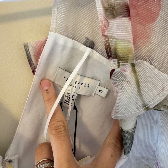 NWT Ted Baker Angel Sleeve Fit and Flare Mini Dress - SZ 0 - $275 - Picture 7 of 8